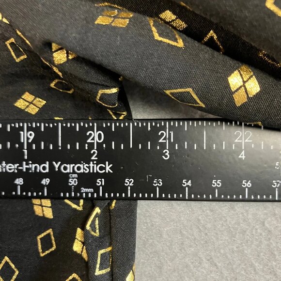 Notations Women's Pullover Long Sleeve Sweatshirt Size PL Black Gold NWT - Picture 4 of 7